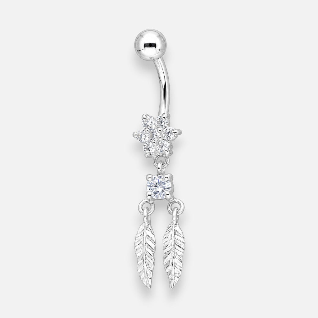 Piercing Ombligo Flor Atrapasueños Circones