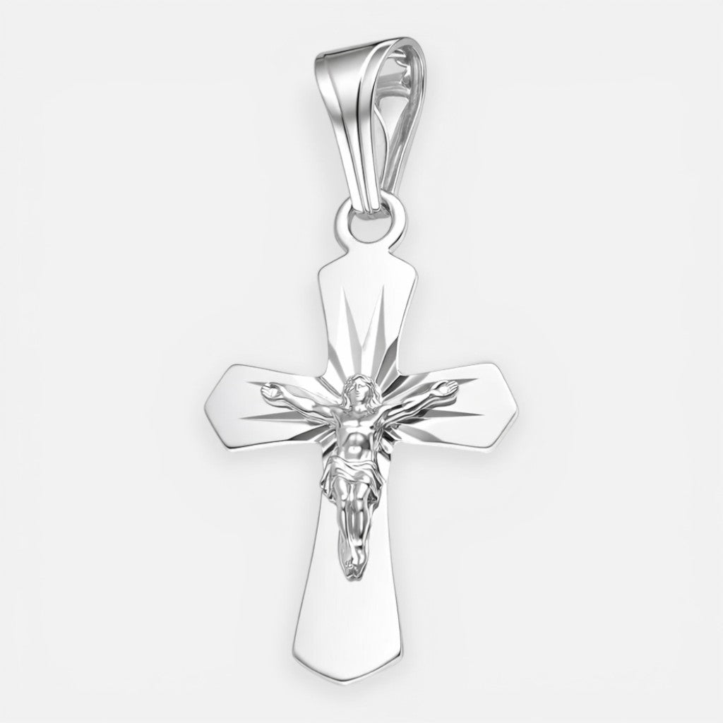 Colgante Crucifijo Facetado