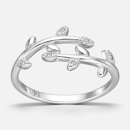 Anillo Ajustable Espiga Circones