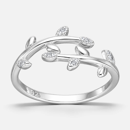 Anillo Ajustable Espiga Circones