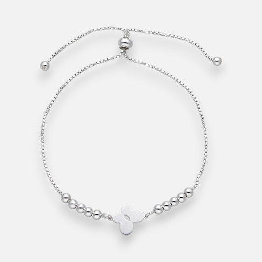 Pulsera Ajustable Mariposa Esferas
