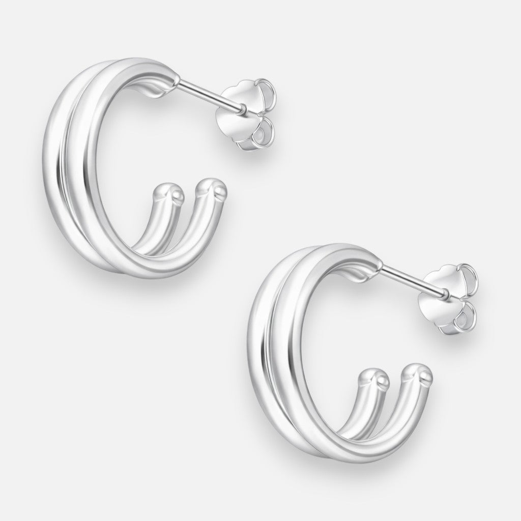 Semi Argolla Doble 17 mm