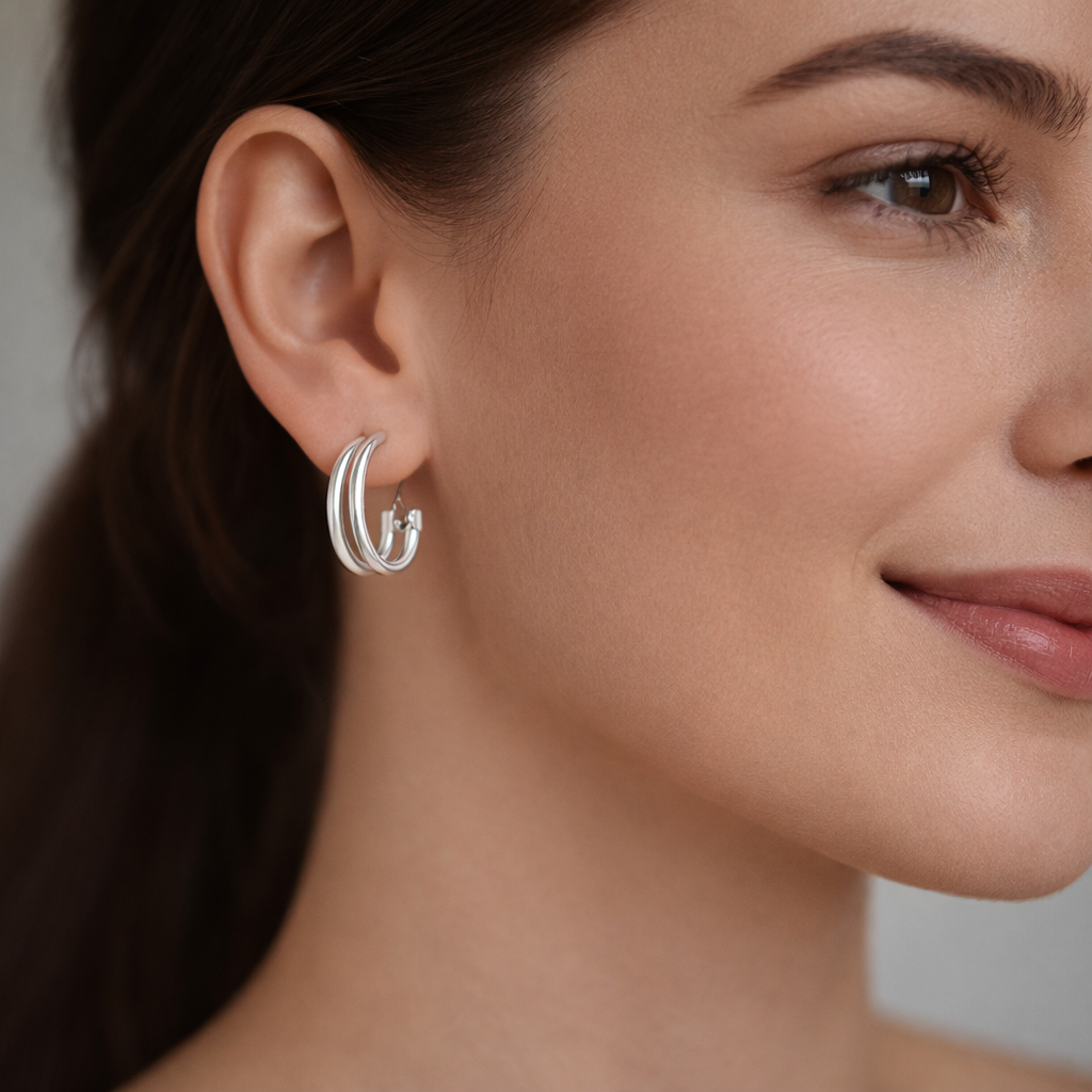 Semi Argolla Doble 17 mm