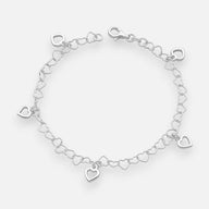 Pulsera Corazones Sin Fin