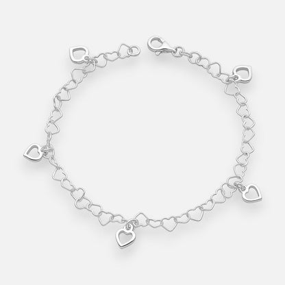 Pulsera Corazones Sin Fin