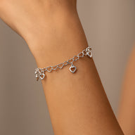 Pulsera Corazones Sin Fin