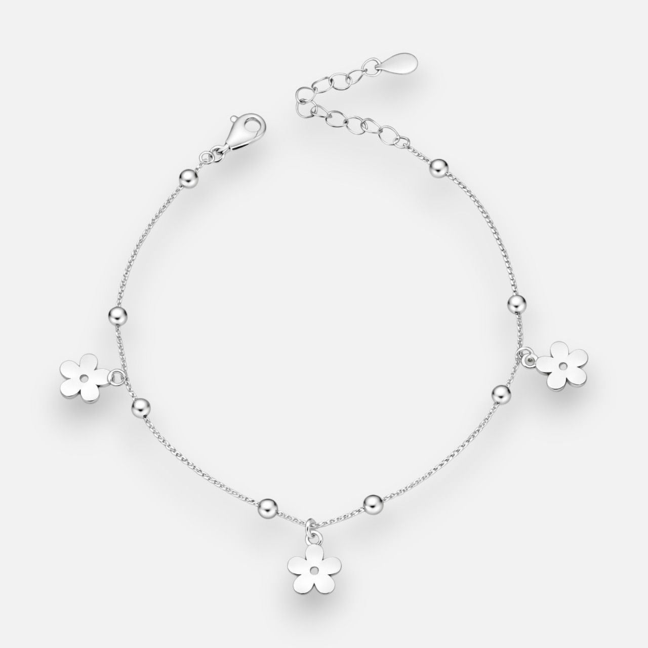 Pulsera Esferas Flores