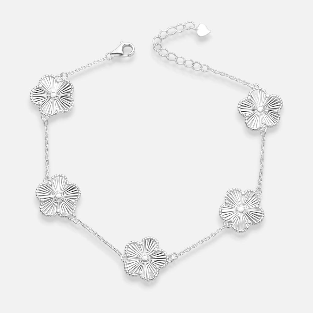 Pulsera Flores Facetadas