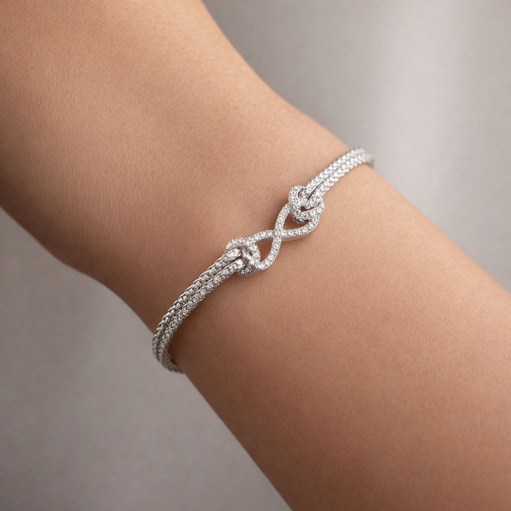 Pulsera Doble Espuma Infinito