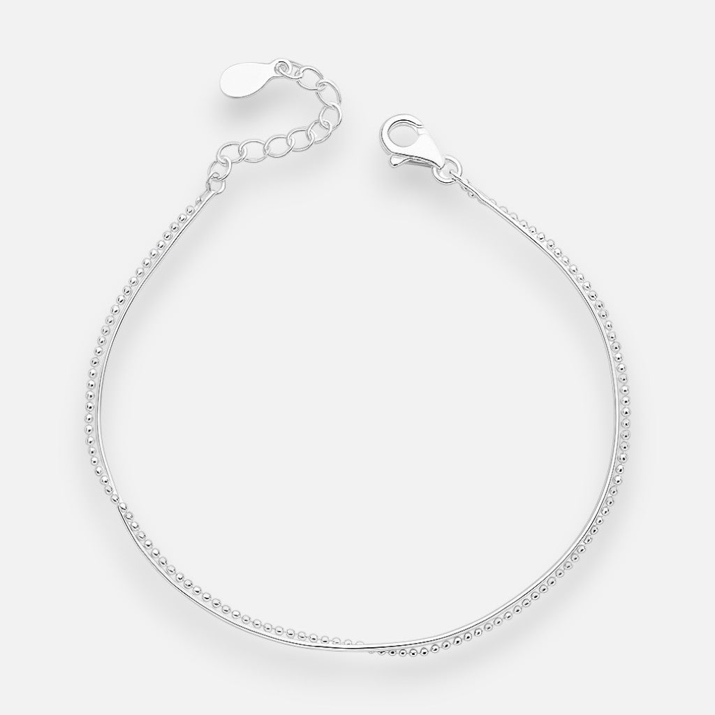 Pulsera Doble Cola de Topo Esferas