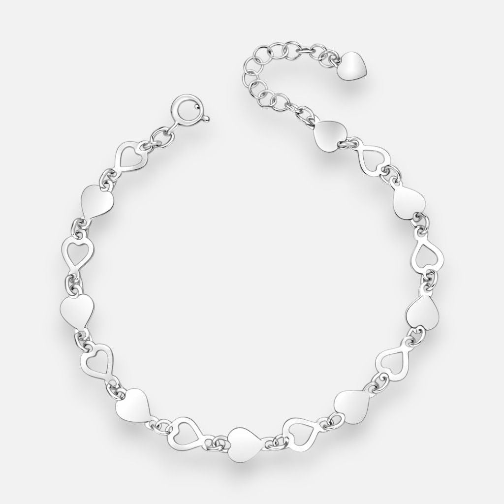 Pulsera Corazones Sin Fin