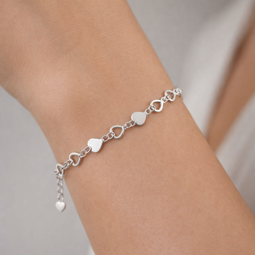 Pulsera Corazones Sin Fin