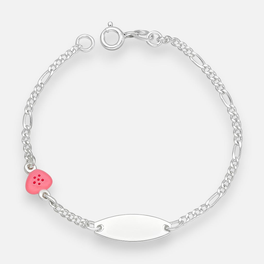 Pulsera Piocha Cartier Corazón Esmaltado 16 cm
