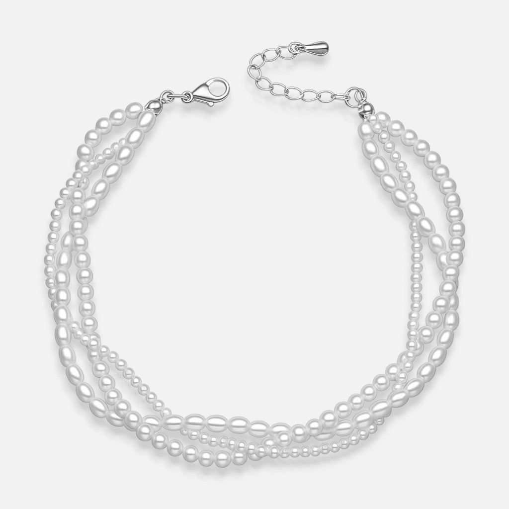 Pulsera Trenzada Madre Perla