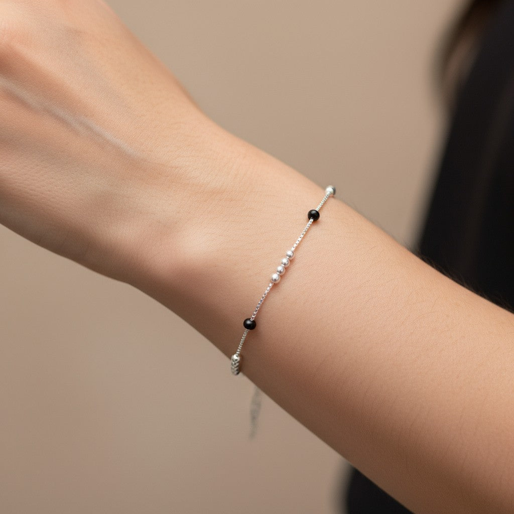 Pulsera Esferas Ónix