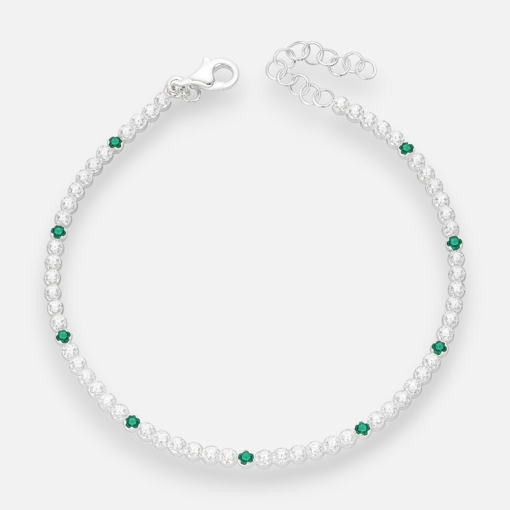 Pulsera Circones Esmeralda