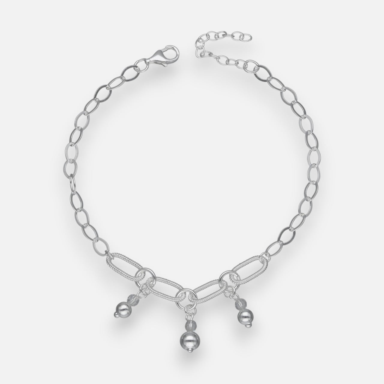 Pulsera Eslabones Cristales Hecho con Swarovski®