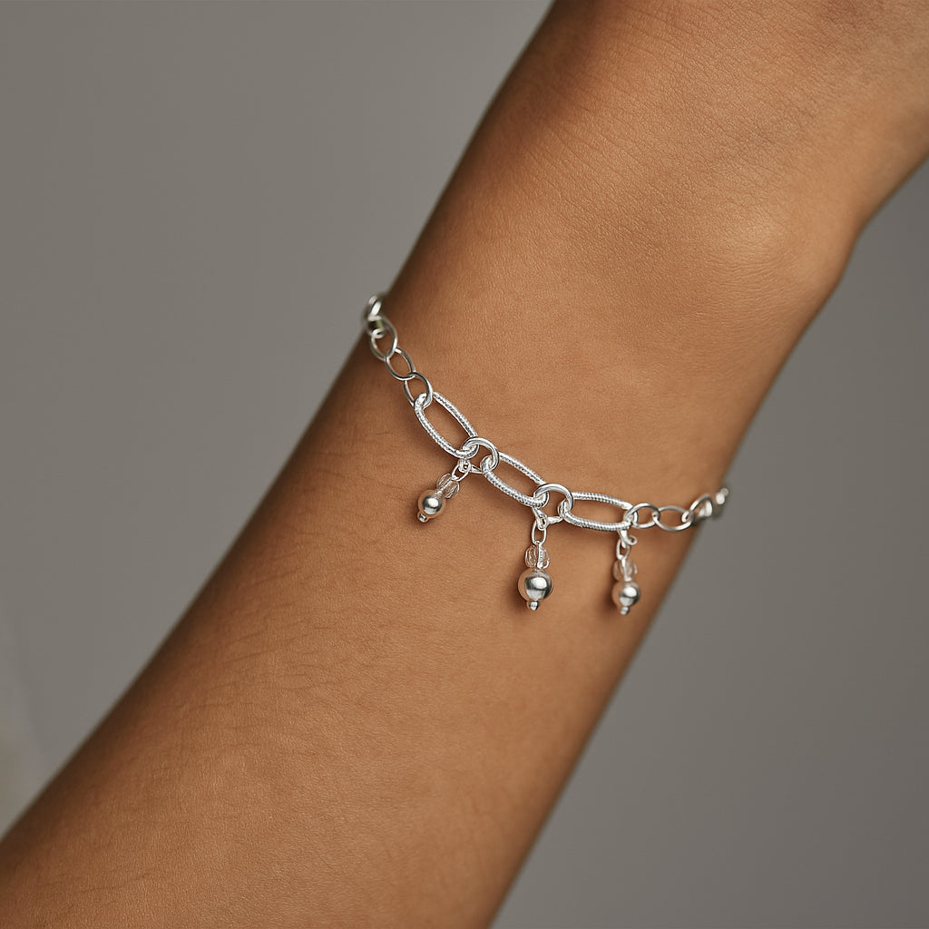 Pulsera Eslabones Cristales Hecho con Swarovski®