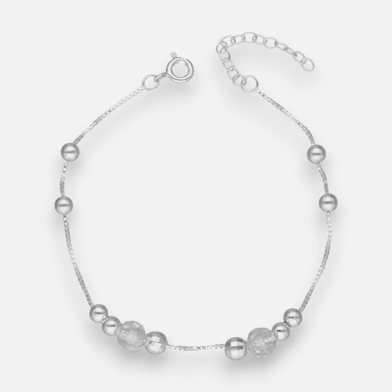 Pulsera Esferas Cristales Hecho con Swarovski® Tornasol