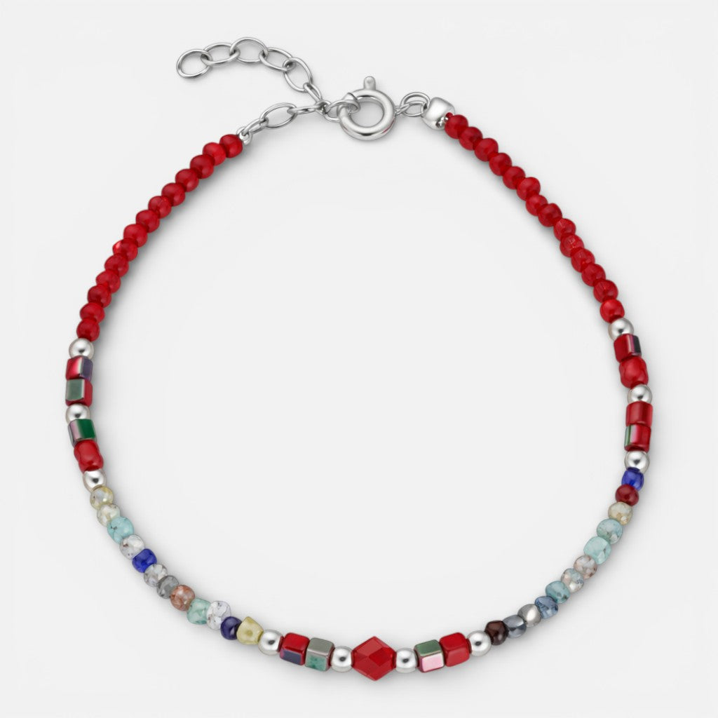 Pulsera Cristales Multicolor