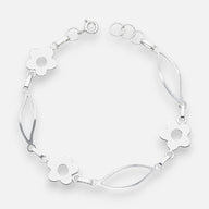Pulsera Hojas Flores