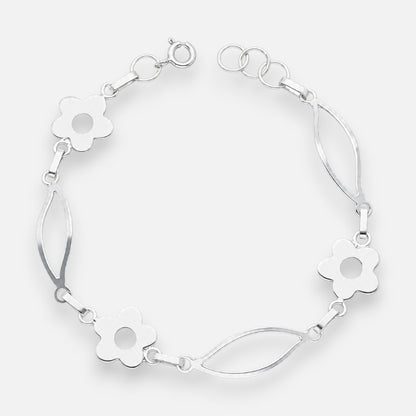 Pulsera Hojas Flores
