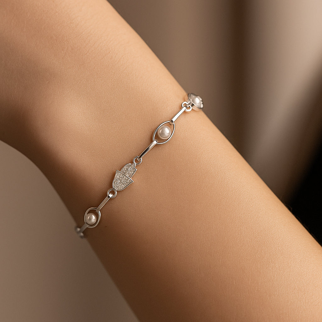 Pulsera Mano de Fátima Óvalos