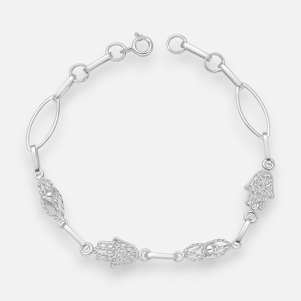 Pulsera Manos de Fátima Esferas