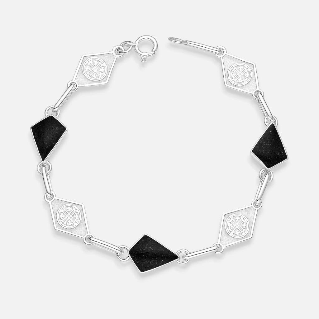 Pulsera Mapuche Kultrún Lluvia de Estrellas