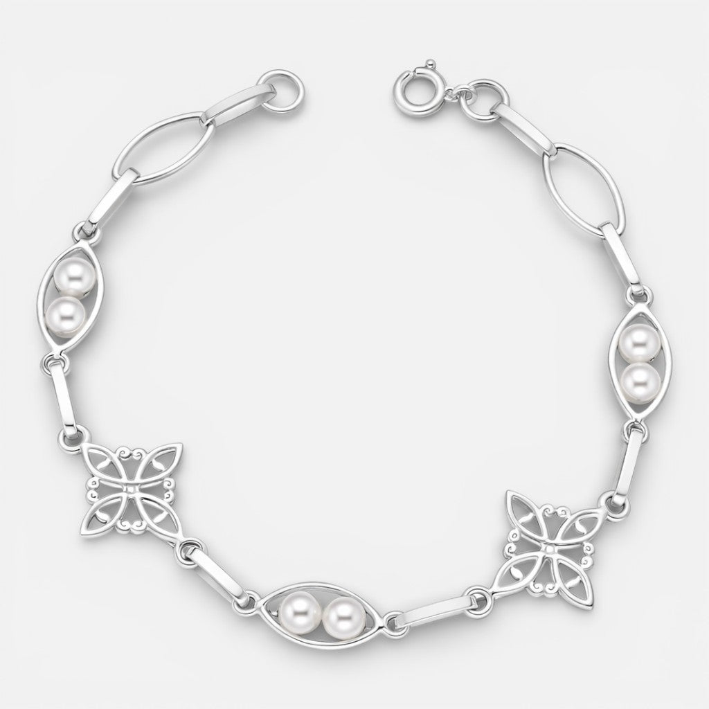 Pulsera Nudo de Brujas Media Esferas