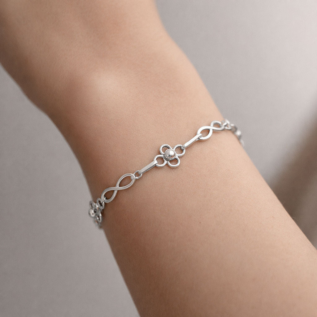 Pulsera Flores Infinitos