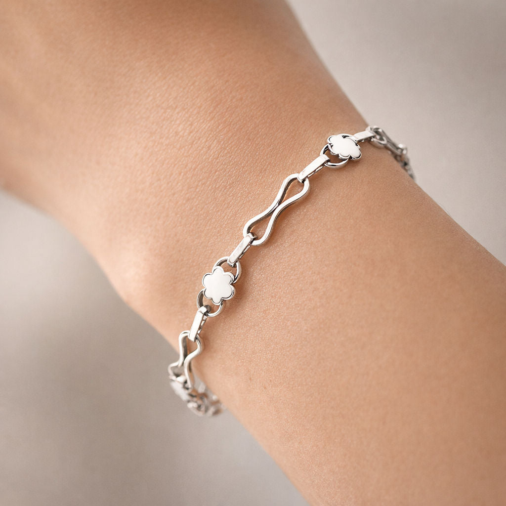 Pulsera Flores Infinitos
