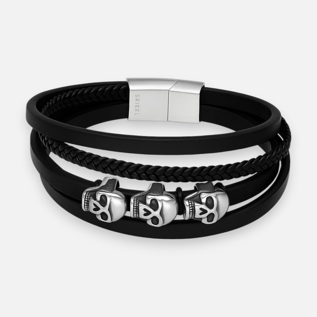 Pulsera Acero Quirúrgico Calaveras