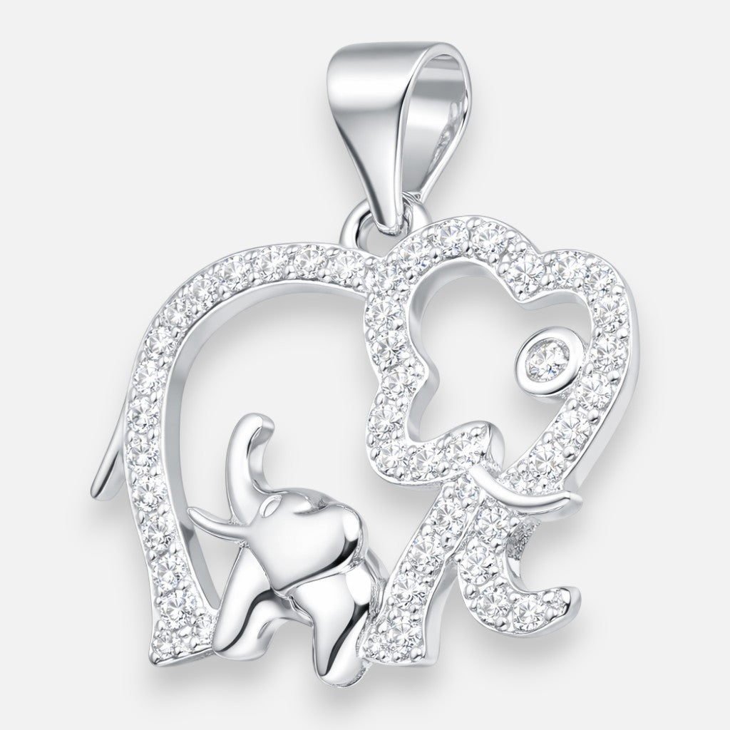 Colgante Mamá e Hijo Elefante Circones