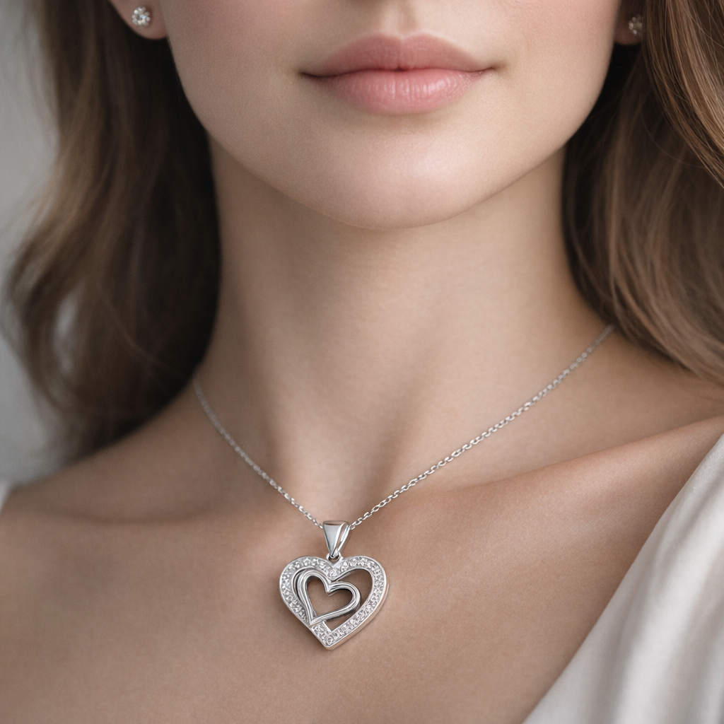 Colgante Corazones Circones