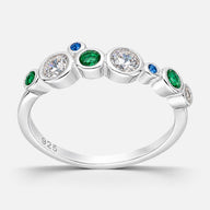 Anillo Cintillo Circones Multicolor