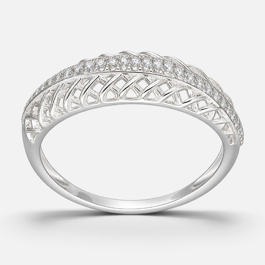 Anillo Rombos Cuadrados Circones