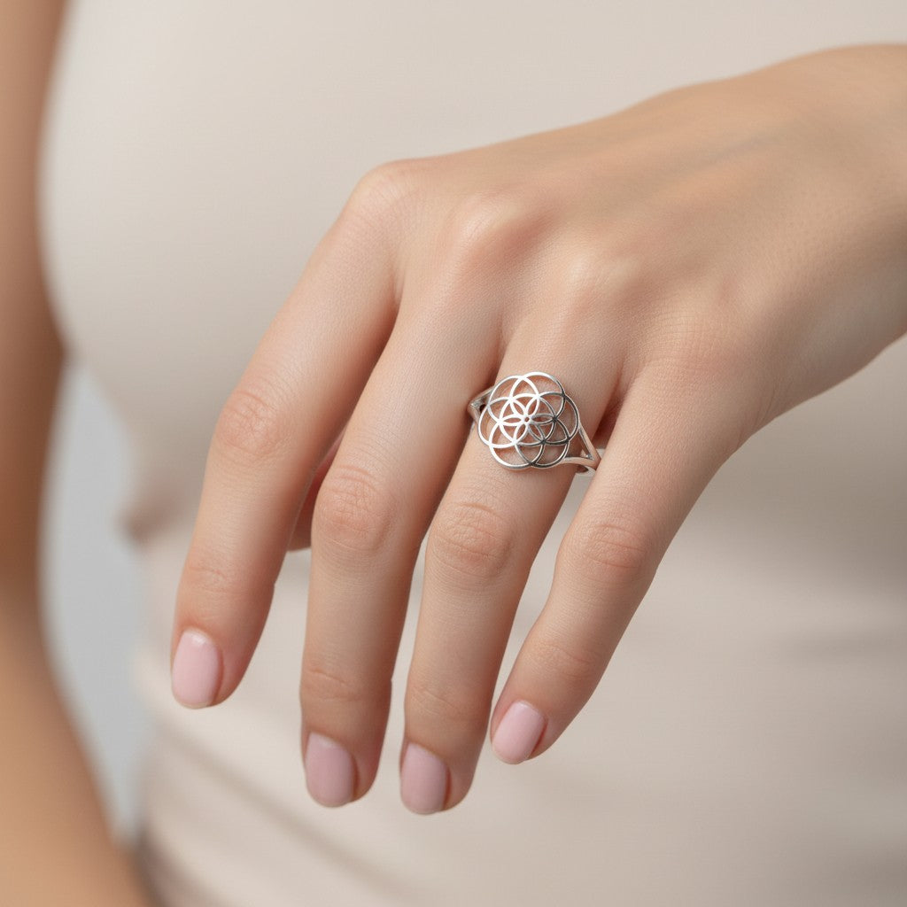 Anillo Flor Mandala