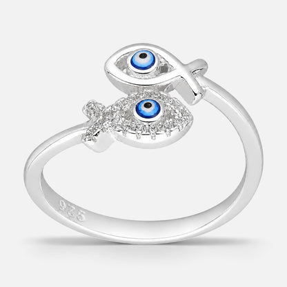 Anillo Ajustable Pez Ojo Turco