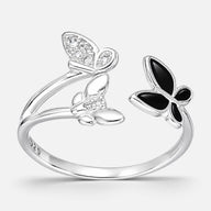 Anillo Mariposas Esmaltada Circones