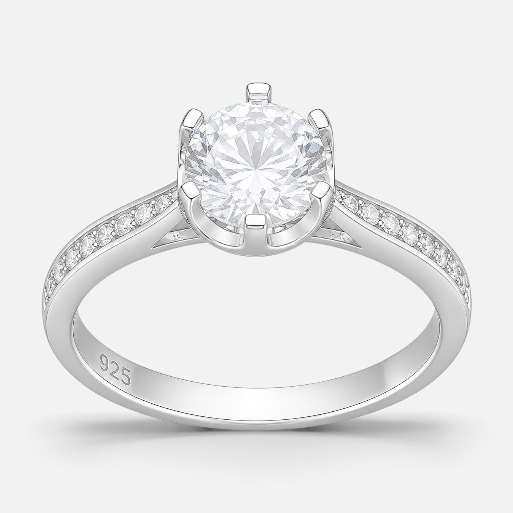 Anillo Circón Solitario