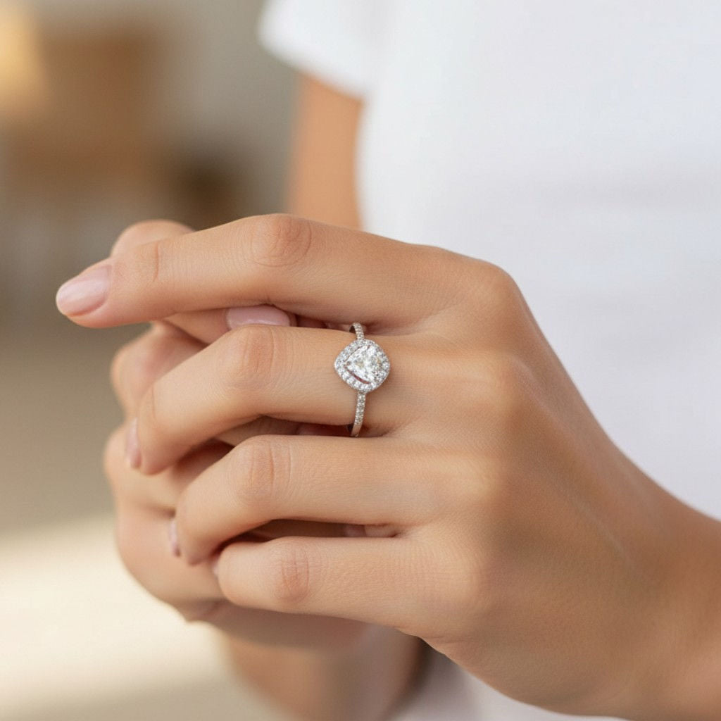 Anillo Corazón Circones Pavé