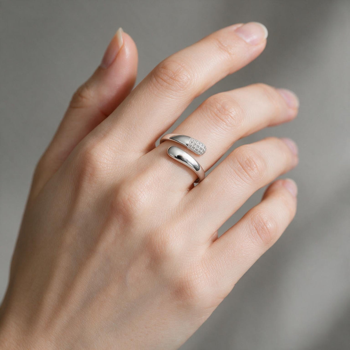 Anillo Ajustable Gotas Circones