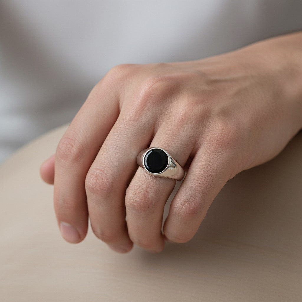 Anillo Sello Ónix