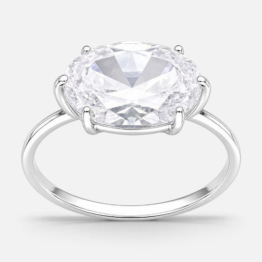 Anillo Maxi Circón Ovalado