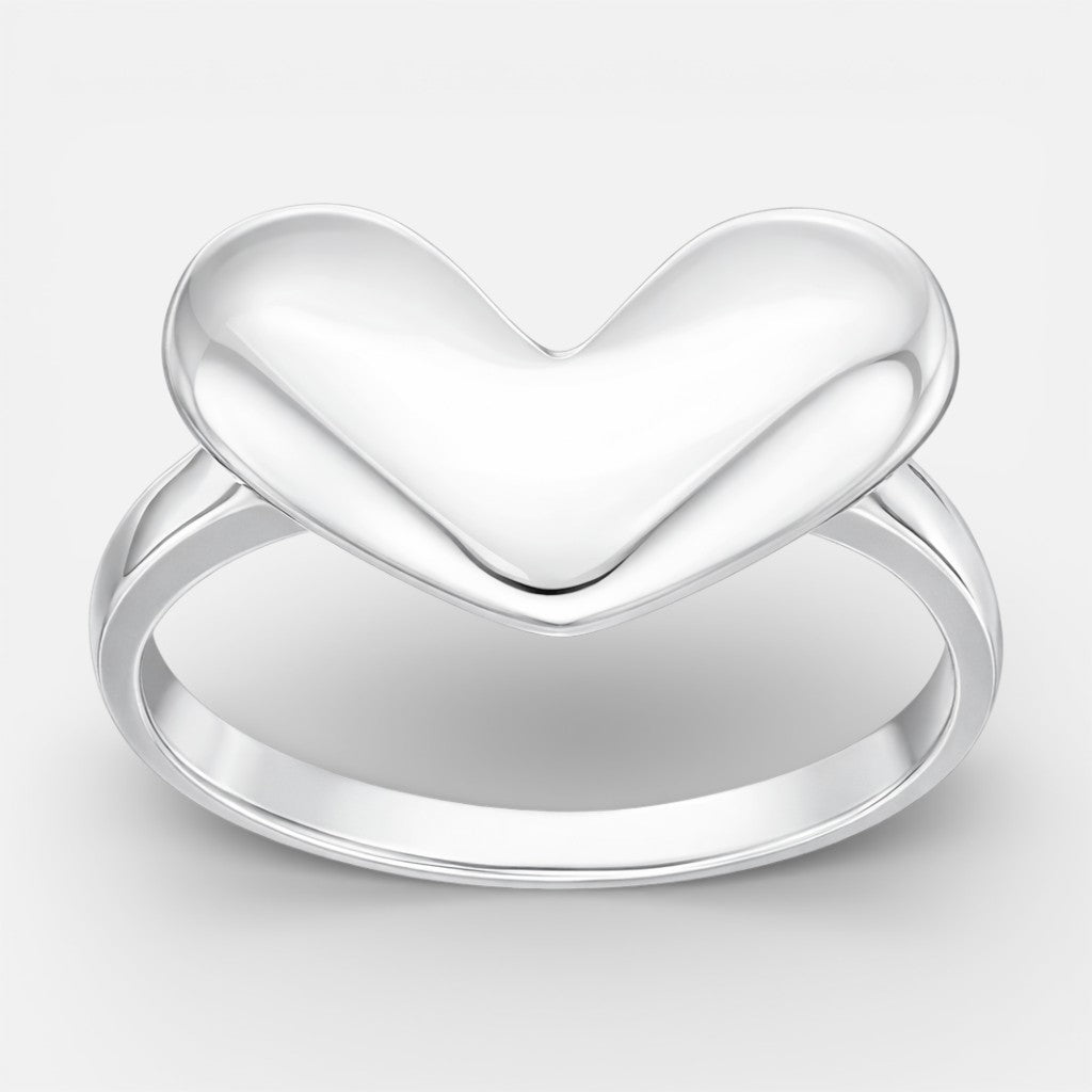 Anillo Corazón Chunky