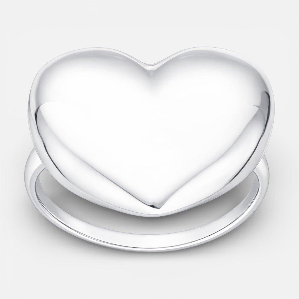 Anillo Corazón Chunky