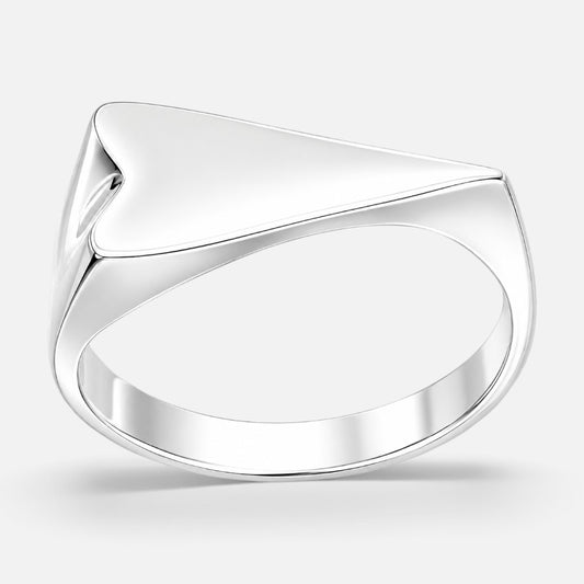 Anillo Corazón Chunky
