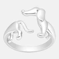 Anillo Ajustable Perrito Salchicha