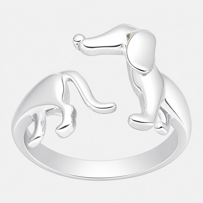 Anillo Ajustable Perrito Salchicha